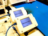 Table Mount Enclosure for Raspberry Pi + Touch Screen by MakerBot