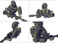Police Robot V1 by Mentalist