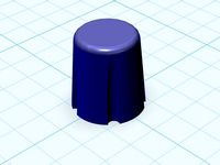 1/4 Inch Potentiometer Knob by PocketBrain