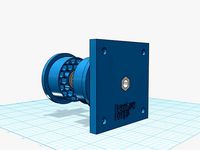 FrankenForge! - 52mm Spool Holder for FlashForge Creator Pro & Clones by FrankenForge