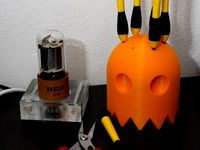 PacMan Ghost Screwdriver Holder by SteelCityElectronics