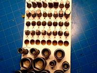 Customizable *non-3D-printed* 1/4" bit holder by tkbletsc