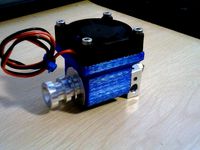 E3Dv5 fan mount (for 40mm fans) by MickP