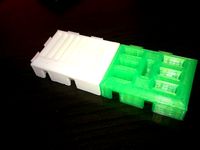 Interlocking SD, USB and micro-SD Desktop Storage Organizer by Non-ICE