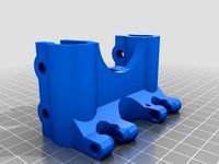 Rostock Carriage: Double LM8UU, Traxxas Ball Ends and GT2 Belt Retainer by emoretto