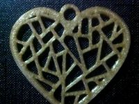 Heart Mesh Pendant  by Alajaz