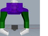 Tron bowden cooling jhead support by FOmenal