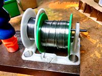 Soldering Wire Spool Holder by dmerand