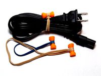 Bongo Tie Rubber Band Cable Fastener by hot_soup_in_space
