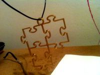 Puzzle keychain by Alajaz