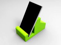 Smartphone cradle by alienkim
