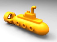 Toy submarine by alienkim