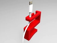 Charger wire holder by alienkim