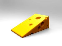 Cheese door stopper by alienkim