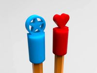 Pencil topper by alienkim
