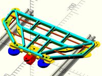 Makerfarm i3v 10" Y-Bed & Y-axis Belt clamp by GeoDave