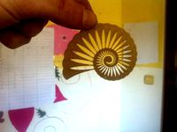 Snail - Art - Nature - Keychain by Alajaz