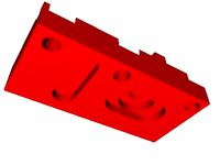 Holder for Mechanical Endstops v1.2 built for Mini Kossel 1515 by raz0r