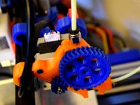 Modified RepRap Pro Ormerod Spring loaded extruder arm for pneumatic bowden connector by iamburny