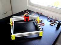3D printed Laser Engraver by sobo84