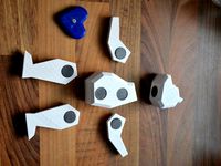 Magnetic Low Poly Bear by Nextin3D