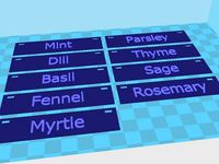 Labels for herbs by LarNil
