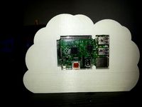 Raspberry b+ case for cloud or other by grandcamillou