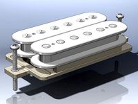 Humbucker Guitar pickup by Monster_flame