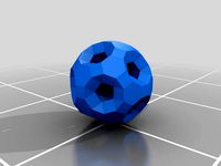 RhombiTruncatedIcosiDodecahedron with Tunnels by wwebber