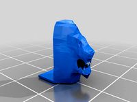 Lion Head Door Stop/Book End by AADesign