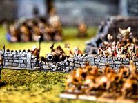 28mm or 15mm Wargame Wall by Printablescenery