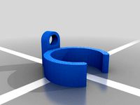 1" Hose Clip w/ 90° Screw Mount by mikers