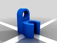 1/4" Hose Clip w/ 90° Screw Mount by mikers