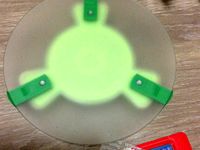 Ciclop 3D Scanner base 22cm dia glass wrapper by cyberbsd