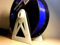 SUPER SIMPLE Filament spool stand by Bixler13