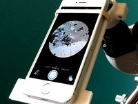 Microscope to iPhone adapter by ponko