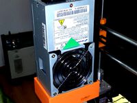 Power supply holder for Prusa I3 with 6mm aluminium frame by JJCHACON