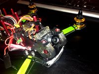 ZMR250 Tilt Gimbal with bigger Standoff's holes  by yoannwyffels