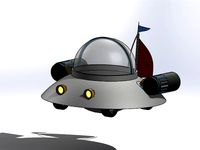 Rick and Morty's Flyin Vehicle by Roblewisin