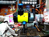capot moteur sans phare pour Solex de Course by pierrelouison