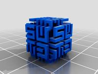 SUTD cube - cube with one single line by ZackOH