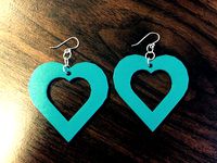 Easy Heart Earrings by mara3dp