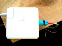 Macbook Pro Power Cord Repair Strain Relief by lintmachine