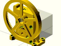 Radus mini extruder nema17 with hobbed bolt by radus