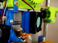 40MM Fan Duct for Metal Hot End by mikeprusa