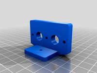 HE3D prusa i3 dual hotend mount by the_nerdling