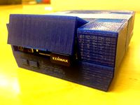 Repaired Raspberry Pi B+ Retro Case. Repaired original files, made vents larger. by jimustanguitar