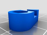 Clip for rear cooling duct for Flashforge Creator Pro by Motley74