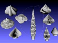 Universal spiral lamp shade, customizable by cherrykit