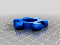 Redesign kossel raised effector with E3D v6 by Kenlyl
